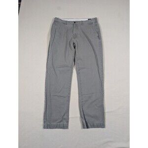 Polo Ralph Lauren Classic Fit Gray Chino Pants Mens 34x32 Preppy School